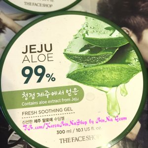 The Faceshop Jeju Aloe 99% Fresh Soothing Gel 300ml (9)