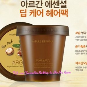 Kem ủ tóc Nature Republic Argan Essential Deep Care Hair Pack