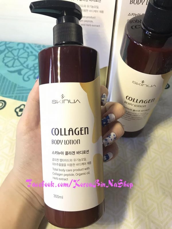 Sữa dưỡng thể Collagen - Skinua Collagen Body Lotion 스키누아 콜라겐 바디로션