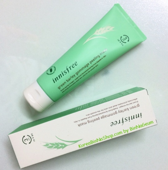 Mặt nạ tẩy tế bào chết Innisfree Green Barley Gommage Peeling Mask 120ml 이니스프리 청보리 고마쥬 필링 마스크