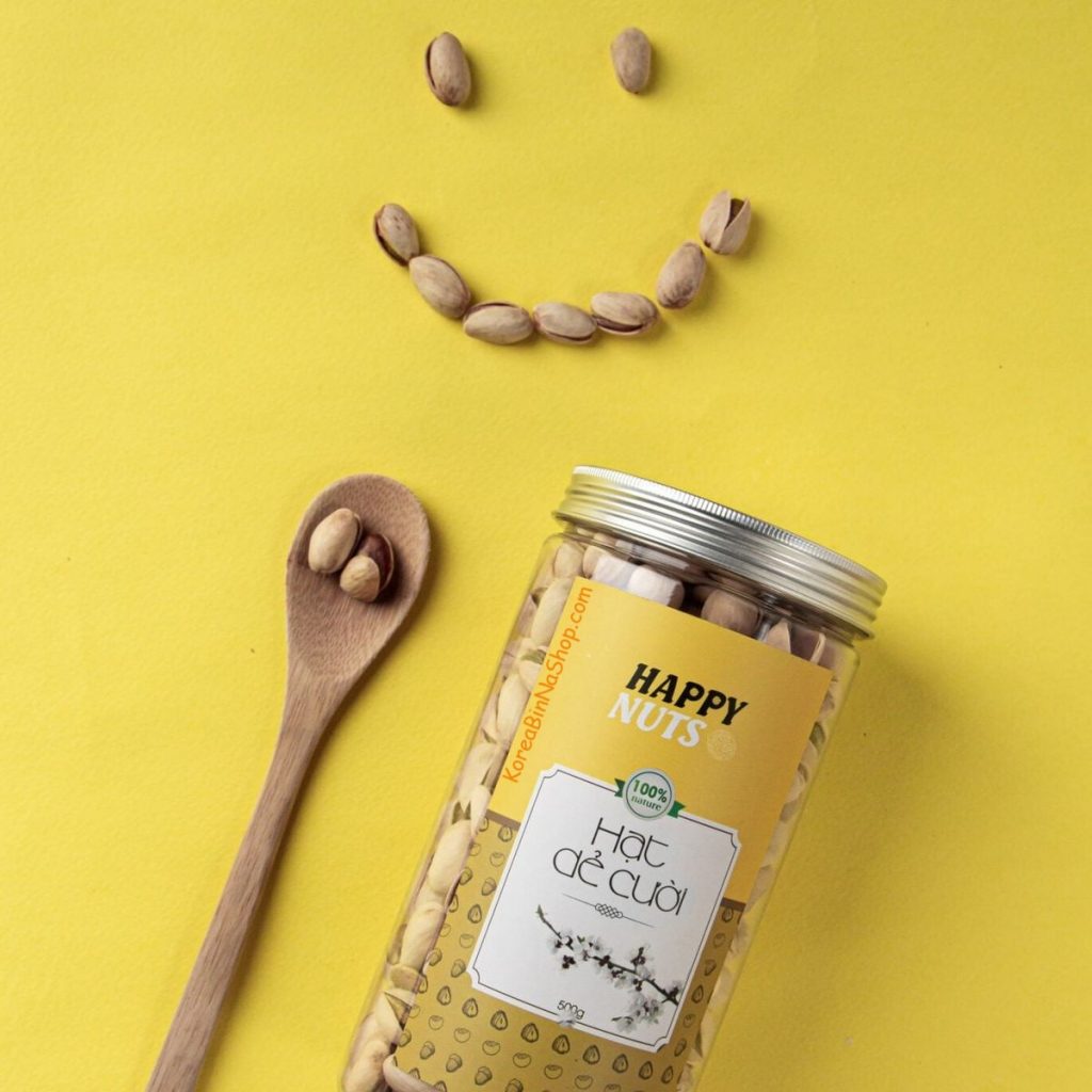 Hạt Dẻ Cười Mỹ USA Pistachios 500gr - Happy Nuts