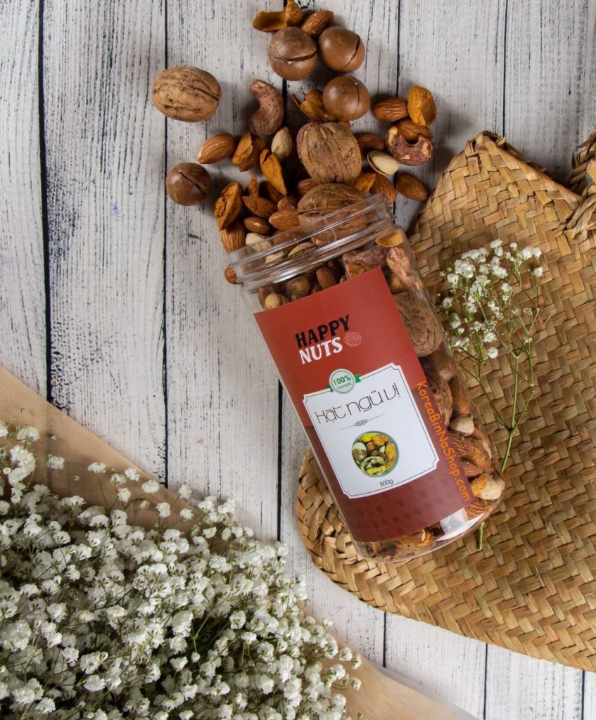 Hạt Ngũ Vị Mix Mỹ USA 5 Mixed Nuts 500gr - Happy Nuts