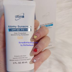 KCN Atomy Suncreen SPF50+ PA+++ 60ml 애터미 선크림 베이지