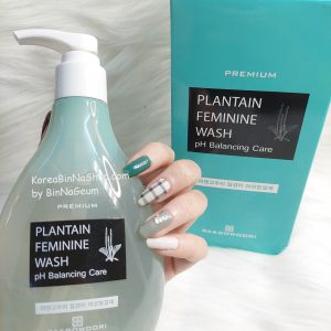 Dung Dịch Vệ Sinh Phụ Nữ Hàn Quốc Ra&Gowoori Plantain Feminine Wash PH Balancing Care 300ml 라앤고우리 질경이 여성청결