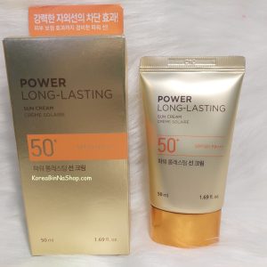 Kem Chống Nắng The Faceshop Power Long Lasting Sun Cream 50ml 더페이스샵 파워 롱래스팅 선크림