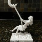 Mô Hình Tượng Trang Trí Decor Cô Gái Xích Đu và Ánh Trăng cho Shop, quán cà phê, văn phòng In 3D Robo3DLab