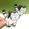 Móc khóa mèo bi xoay hài hước Cho Người Ngứa tay, buồn tay Keychain mèo xoay bi vui nhộn dễ thương sáng tạo In 3D – Robo3DLab