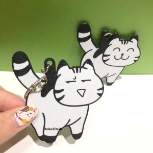 Móc khóa mèo bi xoay hài hước Cho Người Ngứa tay, buồn tay Keychain mèo xoay bi vui nhộn dễ thương sáng tạo In 3D – Robo3DLab