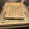 Khay Xà Cừ Mosaic Chữ Nhật Handmade Khay Decor Thủ Công Đa Sắc Trang Trí Bàn, Nhà Cửa