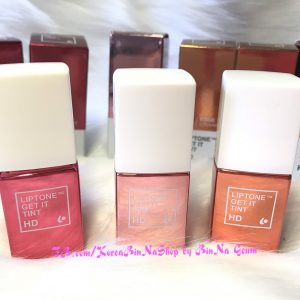 Son tint lì Tonymoly Liptone Get It Tint HD 08 Red Light 06 Edge Orange 05 Cotton Rose 토니모리 립톤 겟잇 틴트 에이치디 08레드라이트 06엣지오랜지 05코튼로즈