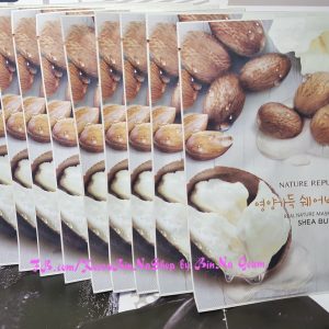 Mặt nạ bơ hạt mỡ NatureRepublic Real Nature Shea Butter Mask Sheet 네이처리퍼블릭 영양가득 쉐어버터 리얼 네이처 마스크 시트