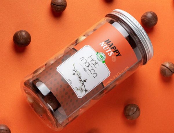 Hạt Macca Rang Úc Roasted Australian Macadamia Nuts 500gr - Happy Nuts