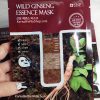 Mặt Nạ Sâm Núi Hàn Quốc SNP Wild Ginseng Essence Mask 25ml 산삼 에센스 마스크