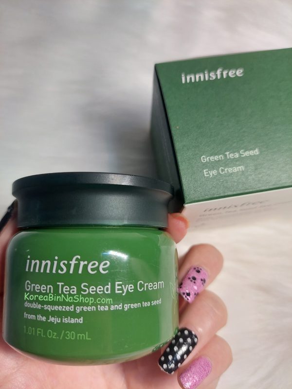 Kem Dưỡng Vùng Mắt Trà Xanh Innisfree Green Tea Seed Eye Cream 30ml 이니스프리 그린티 씨드 아이 크림