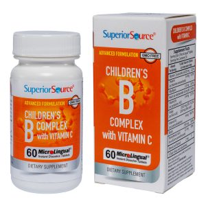 Thực phẩm bảo vệ sức khỏe trẻ en bổ sung vitamin khoáng chất Children’s B Complex with Vitamin C 60 viên