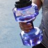 ình Nước Hình Quả Tạ Tập Gym Độc Đáo 2200ml Chất Liệu Thân Thiện Môi Trường