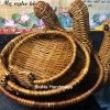 Bộ 3 Rổ Mây Hình Con Vịt Đáng Yêu Giỏ Mây Đan Thủ Công 3 Kích Thước Đa Năng Decor Nhà Cửa